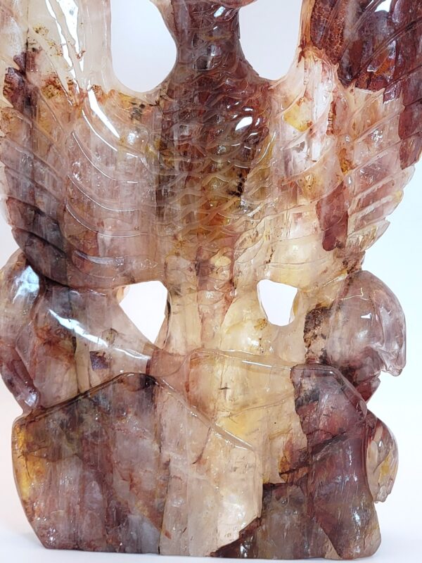 Hematoid Quartz Phoenix Carvings - Image 24