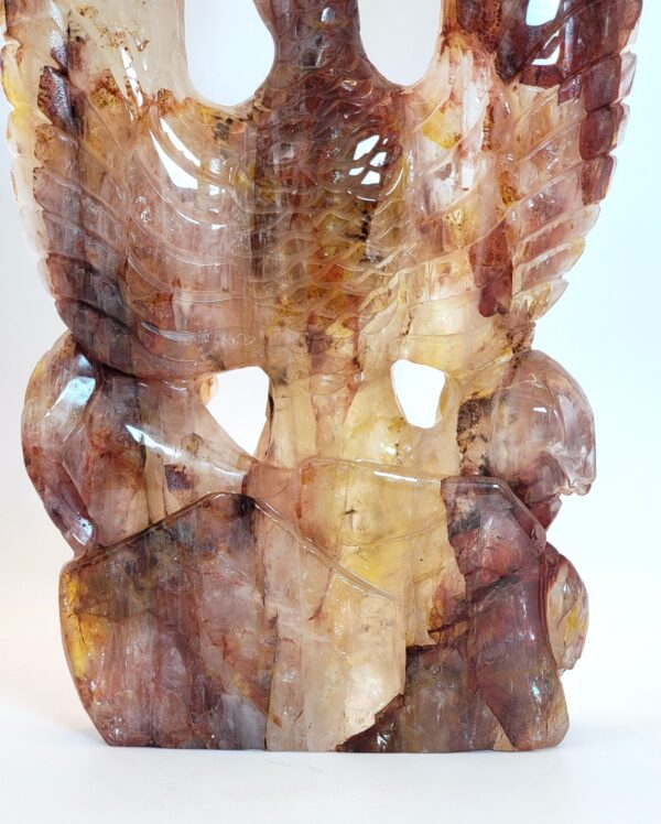Hematoid Quartz Phoenix Carvings - Image 25