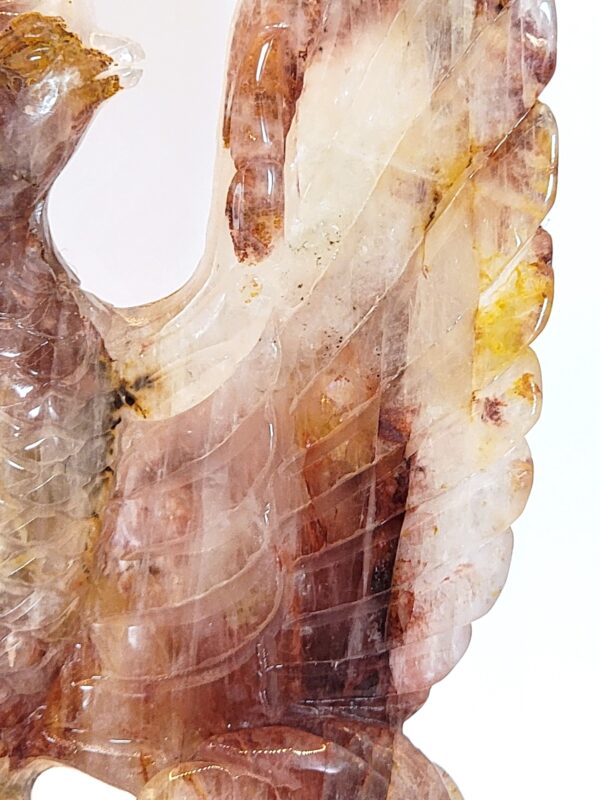 Hematoid Quartz Phoenix Carvings - Image 32