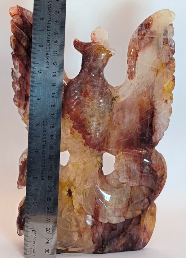 Hematoid Quartz Phoenix Carvings - Image 34