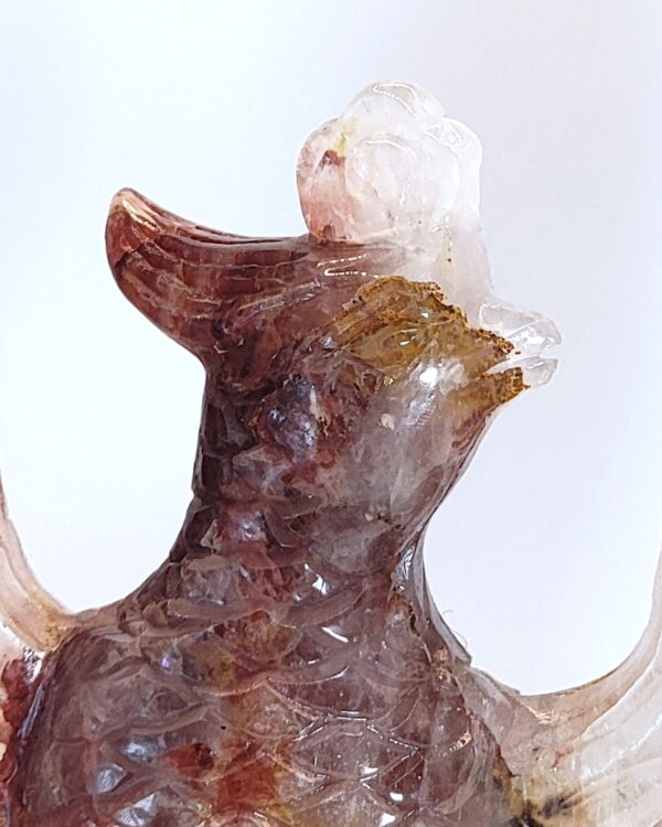 Hematoid Quartz Phoenix Carvings - Image 35