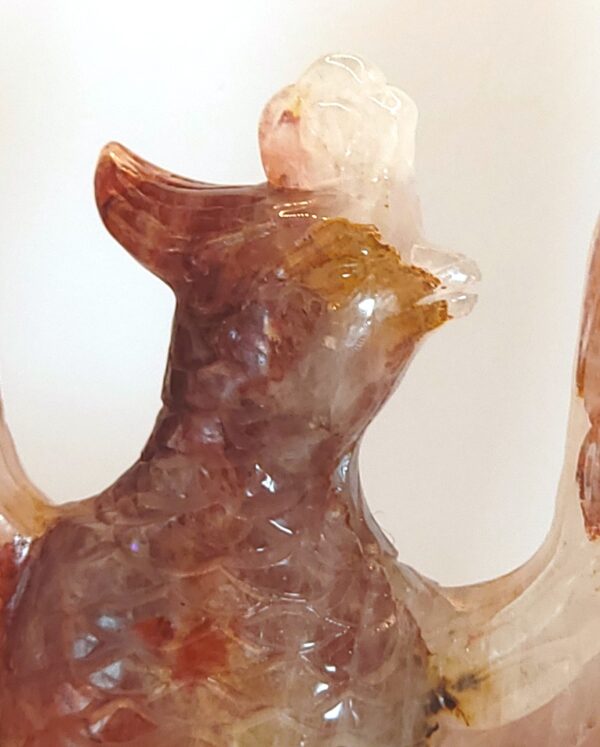 Hematoid Quartz Phoenix Carvings - Image 36
