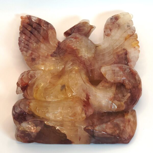 Hematoid Quartz Phoenix Carvings - Image 44