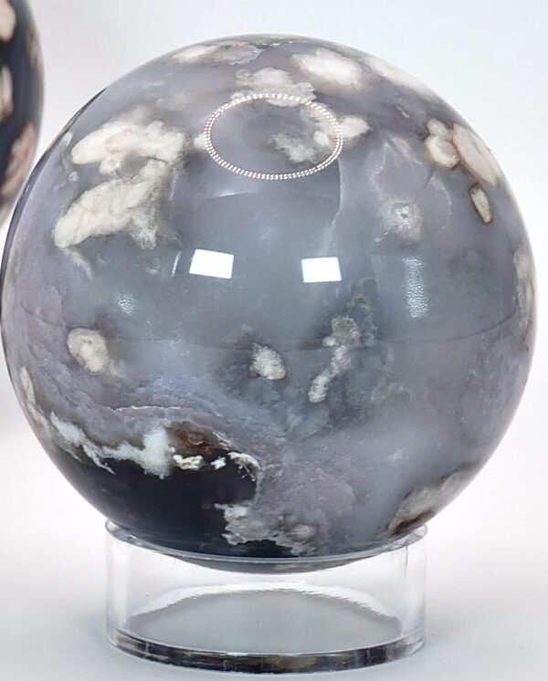 Blue Flower Agate Spheres - Image 10