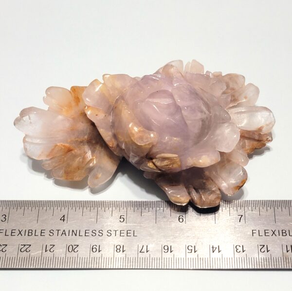 Amethyst & Agate Rose - Image 3