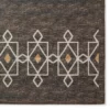 Yuma Brown Transitional Southwest 9' x 12' Area Rug Brown AYU33 - Image 2