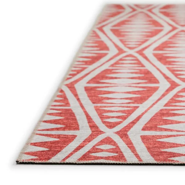 Yuma Canyon Southwestern Southwest 8' x 8' Area Rug - Durable, Stain Resistant, Indoor/Outdoor - Family and Pet Friendly - Image 3