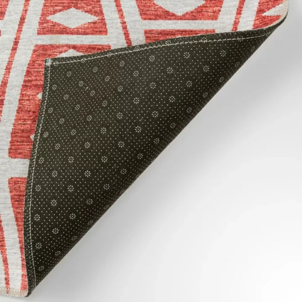 Yuma Canyon Southwestern Southwest 8' x 8' Area Rug - Durable, Stain Resistant, Indoor/Outdoor - Family and Pet Friendly - Image 4