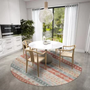 Yuma Desert Transitional Southwest 8' x 8' Area Rug Desert AYU42