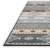 Yuma Gray Transitional Southwest 8' x 8' Area Rug Gray AYU42 - Image 3
