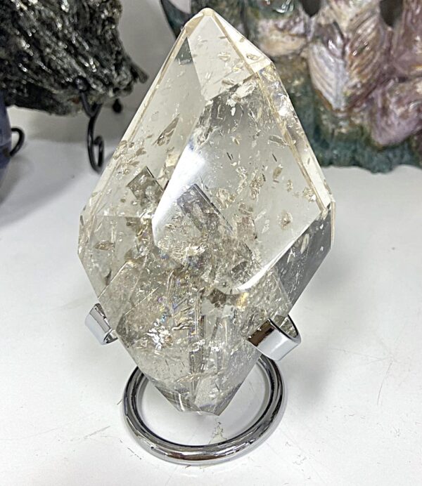 Clear Quartz Freeform with Stand - Image 10