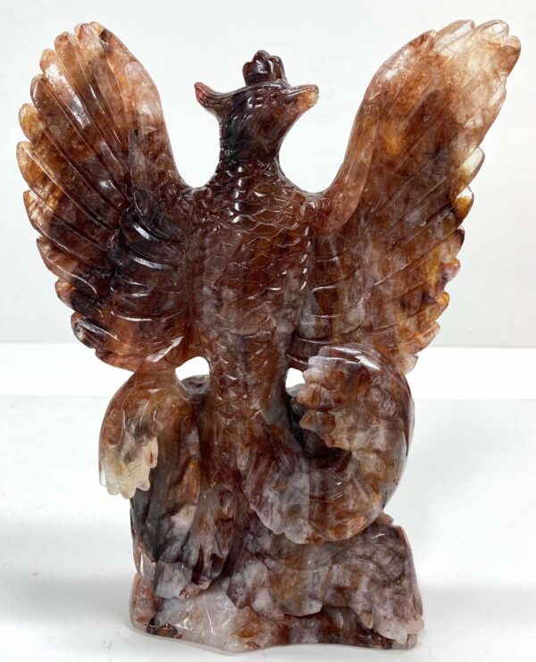 Hematoid Quartz Phoenix Carvings - Image 2