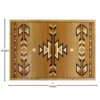 Lodi Collection Southwestern 5' x 7' Brown Area Rug - Image 4