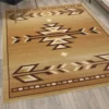 Lodi Collection Southwestern 5' x 7' Brown Area Rug - Image 5