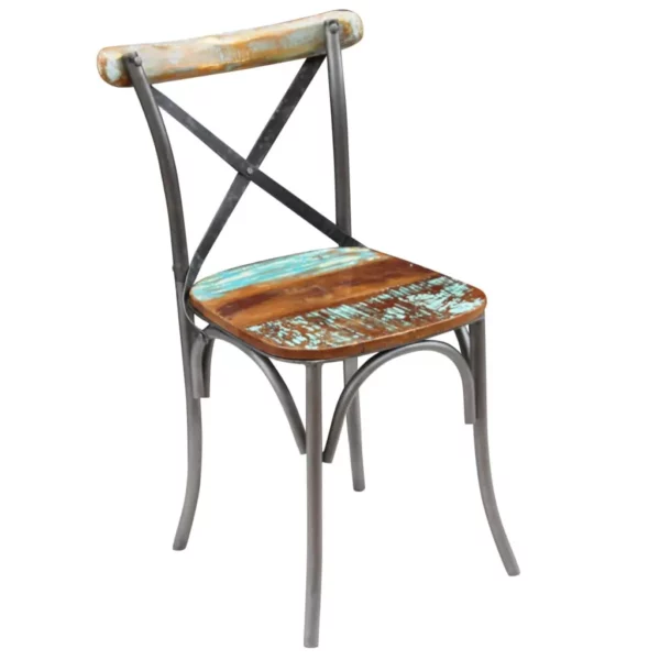 Dining Chairs 2 pcs Solid Reclaimed Wood - Image 3