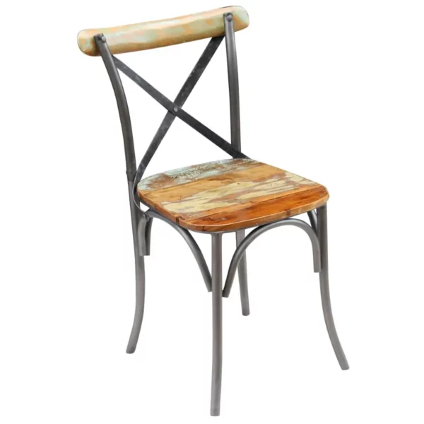 Dining Chairs 2 pcs Solid Reclaimed Wood - Image 5