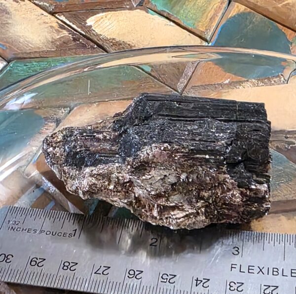Raw Black Tourmaline with Mica - Image 5