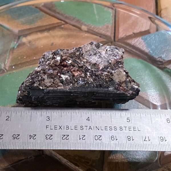 Raw Black Tourmaline with Mica - Image 17