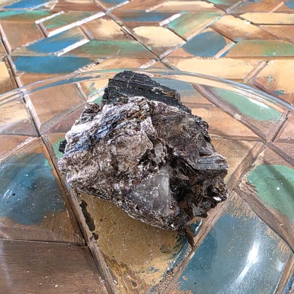 Raw Black Tourmaline with Mica - Image 24