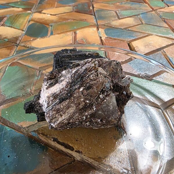 Raw Black Tourmaline with Mica - Image 25