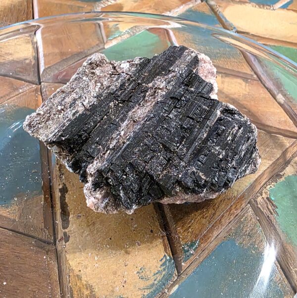 Raw Black Tourmaline with Mica
