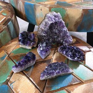 Raw Uncut Amethyst Clusters