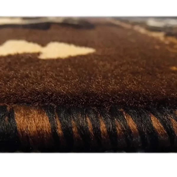 2' x 7' Chocolate Traditional Southwestern Area Rug - Olefin Fibers - Image 5
