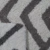 Geometric Grey Bath Rug - Image 3