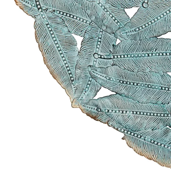 Blue Painted Iron Wall Decor - Set of 3 | Madison Park - Image 3