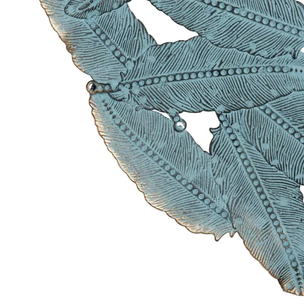 Blue Painted Iron Wall Decor - Set of 3 | Madison Park - Image 4