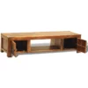 TV Stand with 2 Doors Reclaimed Wood Vintage - Image 6