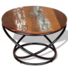 Coffee Table Solid Reclaimed Wood 23.6"x23.6"x15.7" - Image 4