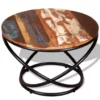 Coffee Table Solid Reclaimed Wood 23.6"x23.6"x15.7" - Image 6