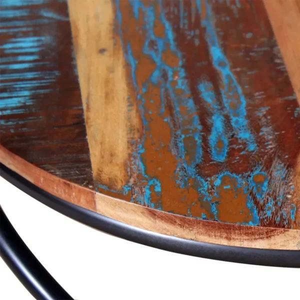 Coffee Table Solid Reclaimed Wood 23.6"x23.6"x15.7" - Image 7