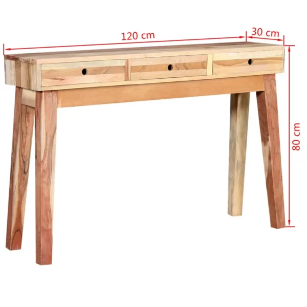 Console Table Solid Reclaimed Wood - Image 8