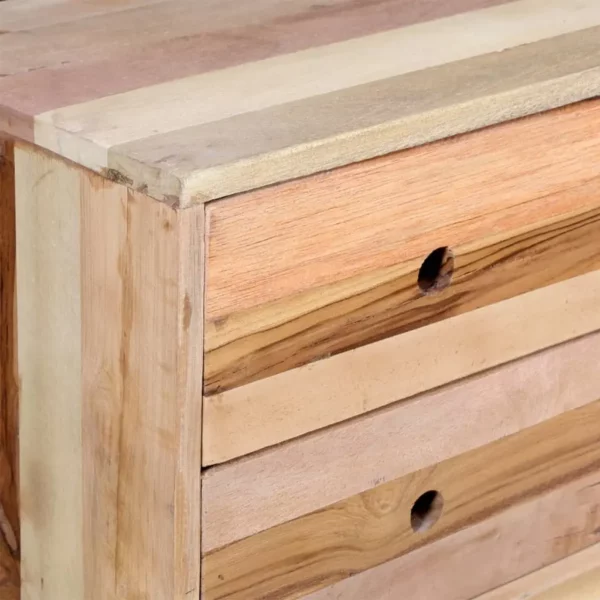 Reclaimed Wood TV Stand - Rustic Basic Style - Image 7