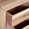 Reclaimed Wood Bedside Cabinet - Rustic Basic Style - Image 7
