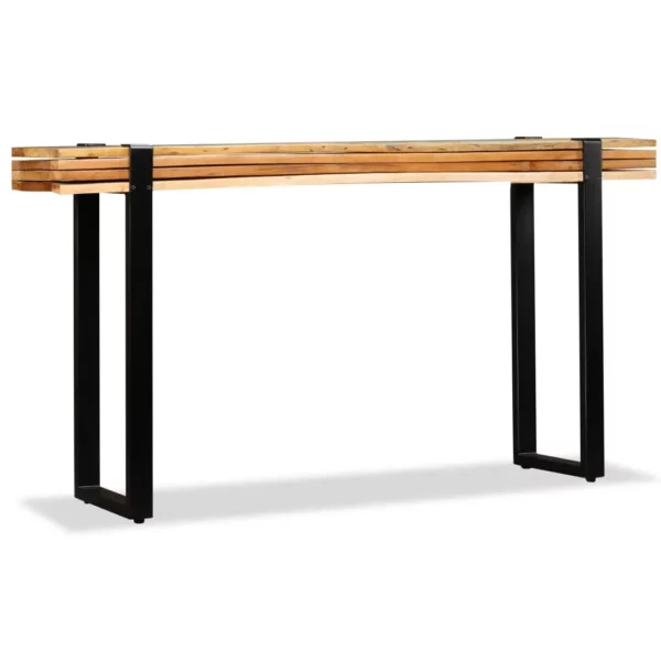 Console Table Solid Reclaimed Wood Adjustable - Image 3