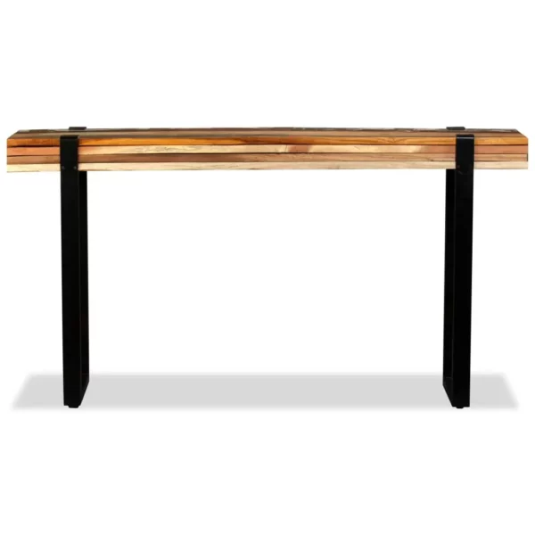 Console Table Solid Reclaimed Wood Adjustable - Image 7