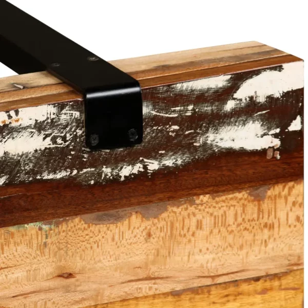 Console Table Solid Reclaimed Wood Adjustable - Image 10