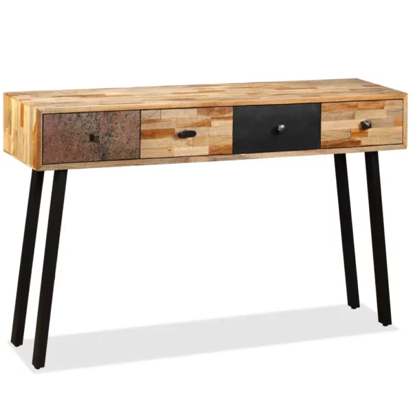 Console Table Solid Reclaimed Teak 47.2"x11.8"x29.9" - Image 2