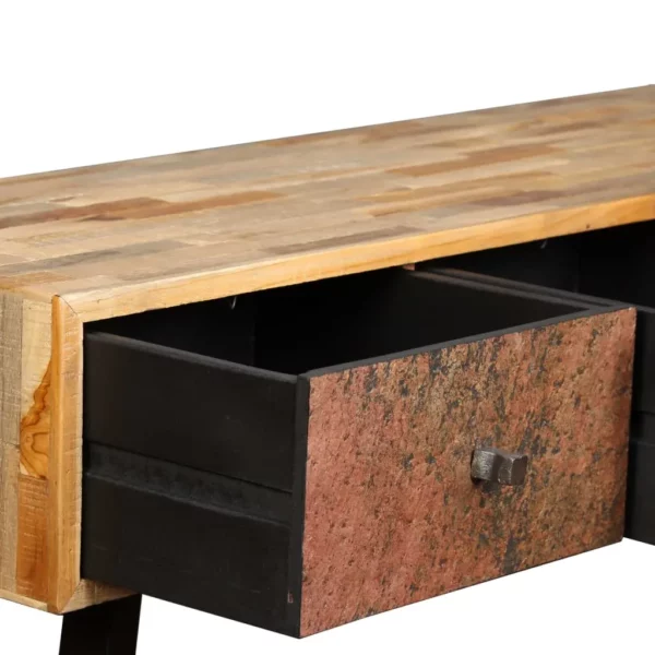 Console Table Solid Reclaimed Teak 47.2"x11.8"x29.9" - Image 9