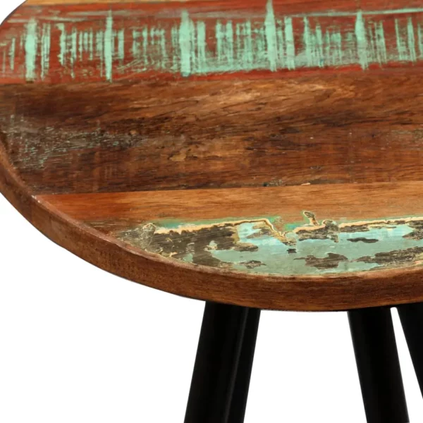 Bar Stools 2 pcs Solid Reclaimed Wood - Image 4