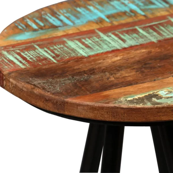Bar Stools 2 pcs Solid Reclaimed Wood - Image 5