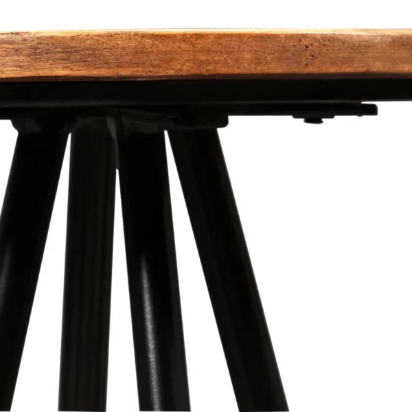 Bar Stools 2 pcs Solid Reclaimed Wood - Image 6