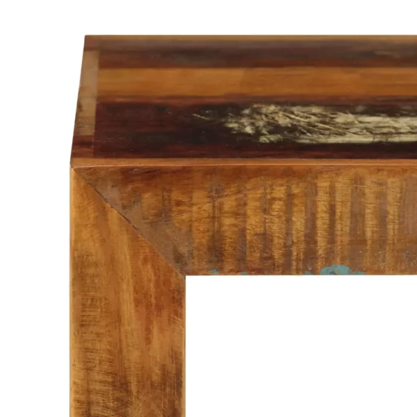 Stool 15.7"x11.8"x15.7" Solid Reclaimed Wood - Image 5