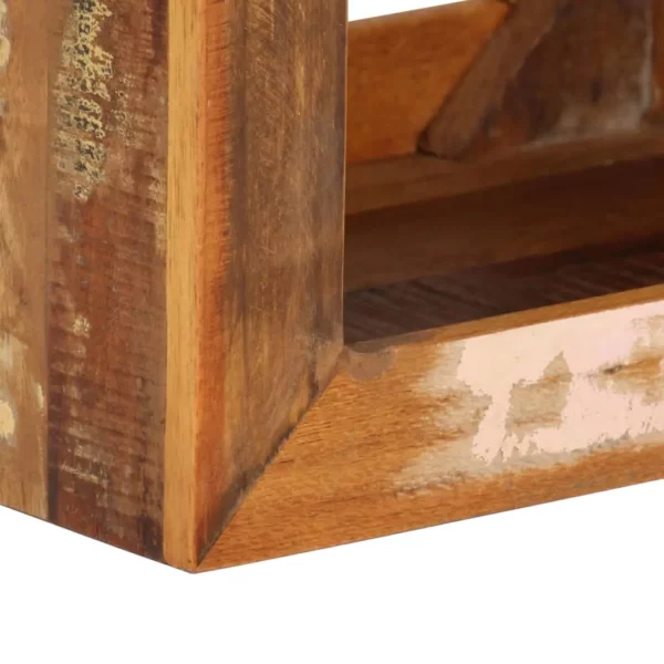 Stool 15.7"x11.8"x15.7" Solid Reclaimed Wood - Image 7