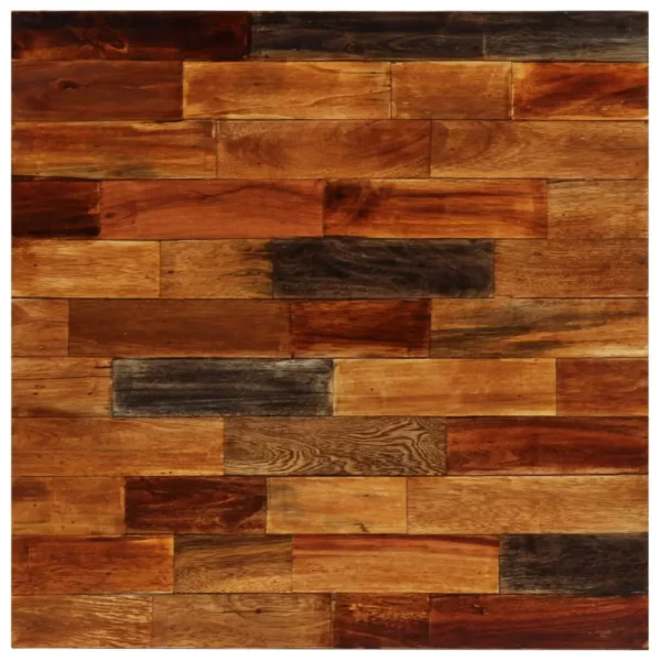 Bar Table Solid Reclaimed Wood 27.6"x27.6"x41.7" - Image 2