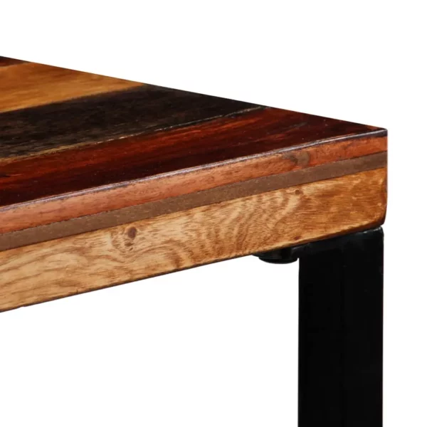Bar Table Solid Reclaimed Wood 27.6"x27.6"x41.7" - Image 5