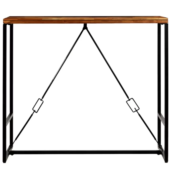 Bar Table Solid Reclaimed Wood 47.2"x23.6"x41.7" - Image 3
